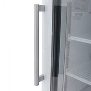 Turbo Air TGM-5SDB-N6 25" Black Super Deluxe Countertop Refrigerator w/ Glass Swing Door – Front Access, LED Lighting, 115v - Donut-Equipment.com