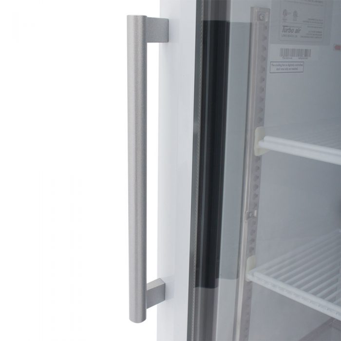 Turbo Air TGM-5SDB-N6 25" Black Super Deluxe Countertop Refrigerator w/ Glass Swing Door – Front Access, LED Lighting, 115v - Donut-Supplies.Com