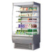 Turbo Air TOM-36DXS-N 36" Stainless Steel Extra Deep Vertical Open Display Case with (5) Levels, 115v - Donut-Supplies.Com