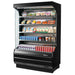 Turbo Air TOM-50B-N 51" Vertical Open Air Cooler w/ (5) Levels – Black Exterior, 115v - Donut-Supplies.Com