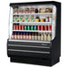 Turbo Air TOM-50MB-N 50 7/8" Black Vertical Open Air Cooler – 4 Levels, 115v - Donut-Supplies.Com