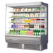 Turbo Air TOM-72DXS-N 68 3/4" Stainless Steel Extra Deep Vertical Open Air Cooler w/ (5) Levels, 115v - Donut-Supplies.Com