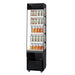 Turbo Air TOM20-75N-B 19 5/8" Black Vertical Open Air Cooler – 5 Levels, 115v - Donut-Supplies.Com