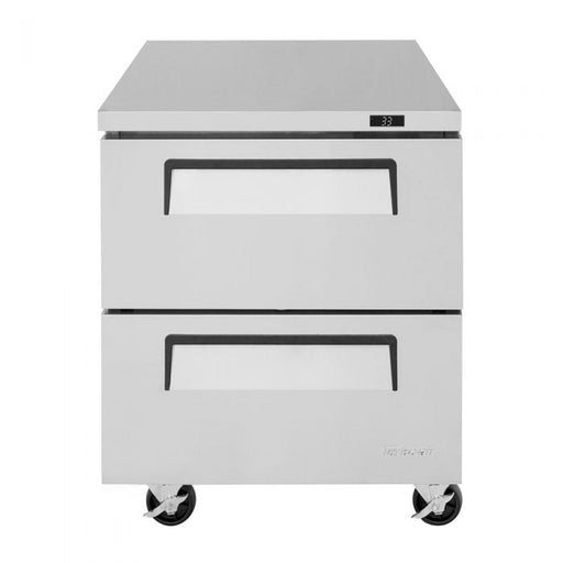 Turbo Air TUR-28SD-D2-N 27 1/2" W Undercounter Refrigerator w/ 1 Section & 2 Drawers - Donut-Supplies.Com
