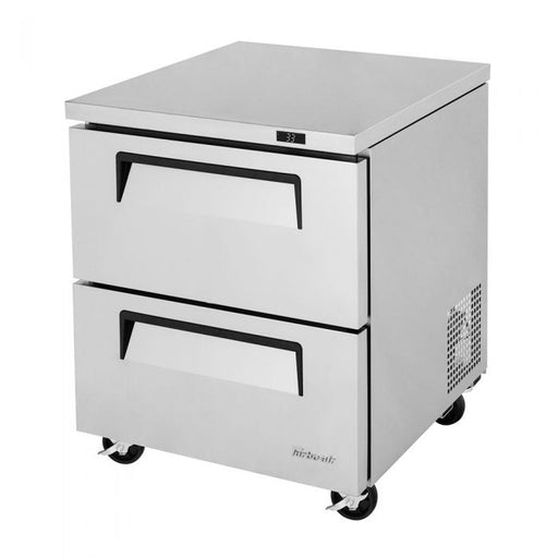 Turbo Air TUR-28SD-D2-N 27 1/2" W Undercounter Refrigerator w/ 1 Section & 2 Drawers - Donut-Supplies.Com