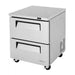 Turbo Air TUR-28SD-D2-N 27 1/2" W Undercounter Refrigerator w/ 1 Section & 2 Drawers - Donut-Supplies.Com