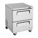 Turbo Air TUR-28SD-D2-N 27 1/2" W Undercounter Refrigerator w/ 1 Section & 2 Drawers - Donut-Supplies.Com