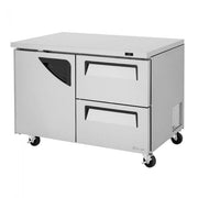 Turbo Air TUR-48SD-D2-N 48 1/4" W Undercounter Refrigerator w/ 2 Sections, 1 Door & 2 Drawers - Donut-Equipment.com