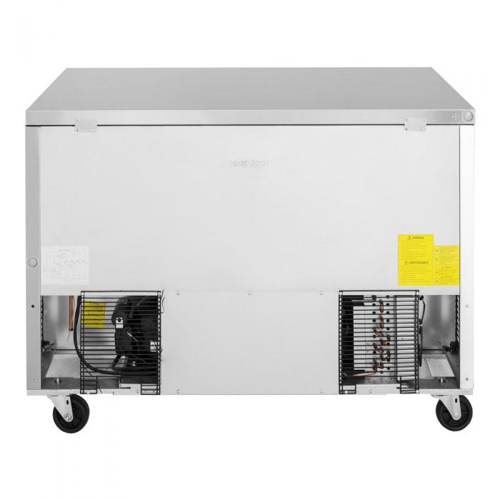 Turbo Air TUR-48SD-D2-N 48 1/4" W Undercounter Refrigerator w/ 2 Sections, 1 Door & 2 Drawers - Donut-Supplies.Com
