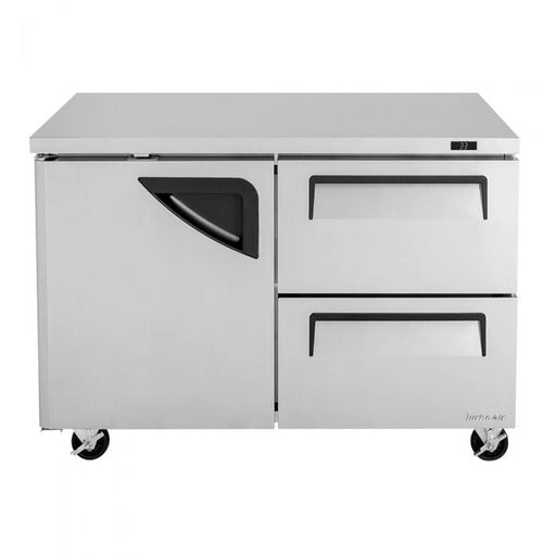 Turbo Air TUR-48SD-D2-N 48 1/4" W Undercounter Refrigerator w/ 2 Sections, 1 Door & 2 Drawers - Donut-Supplies.Com