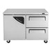 Turbo Air TUR-48SD-D2-N 48 1/4" W Undercounter Refrigerator w/ 2 Sections, 1 Door & 2 Drawers - Donut-Supplies.Com