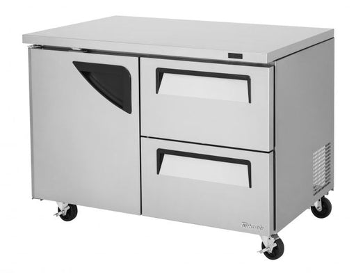 Turbo Air TUF-48SD-D2-N 48 1/4" W Undercounter Freezer w/ 2 Sections, 1 Door & 2 Drawers - Donut-Supplies.Com