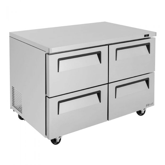 Turbo Air TUR-48SD-D4-N 48 1/4" W Undercounter Refrigerator w/ 2 Sections & 4 Drawers - Donut-Supplies.Com