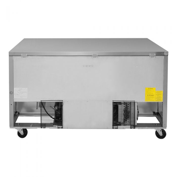 Turbo Air TUR-60SD-D4-N 60 1/4" W Undercounter Refrigerator w/ 2 Sections & 4 Drawers - Donut-Supplies.Com