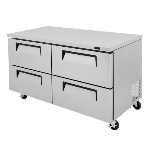 Turbo Air TUR-60SD-D4-N 60 1/4" W Undercounter Refrigerator w/ 2 Sections & 4 Drawers - Donut-Supplies.Com