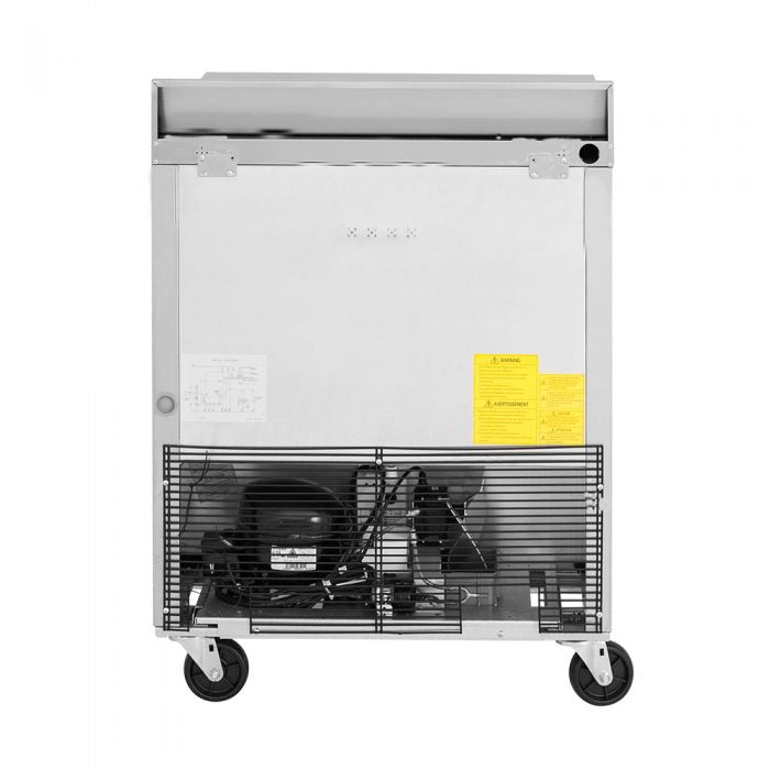 Turbo Air TWR-28SD-D2-N 27 1/2" Super Deluxe Worktop Refrigerator w/ (1) Section, 2 Drawers - Donut-Equipment.com