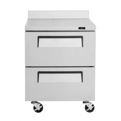 Turbo Air TWR-28SD-D2-N 27 1/2" Super Deluxe Worktop Refrigerator w/ (1) Section, 2 Drawers - Donut-Supplies.Com