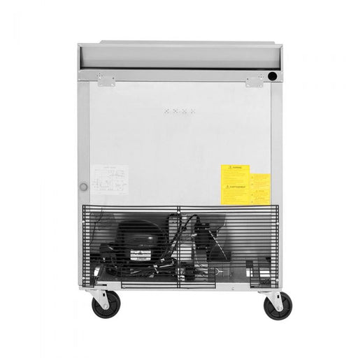 Turbo Air TWR-28SD-N 27 1/2" Super Deluxe Worktop Refrigerator w/ (1) Section, 1 Solid Door - Donut-Supplies.Com