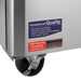 Turbo Air TWR-72SD-FB-N 72 5/8" Super Deluxe Worktop Refrigerator w/ (3) Sections, 3 Solid Doors, Front Breathing - Donut-Supplies.Com