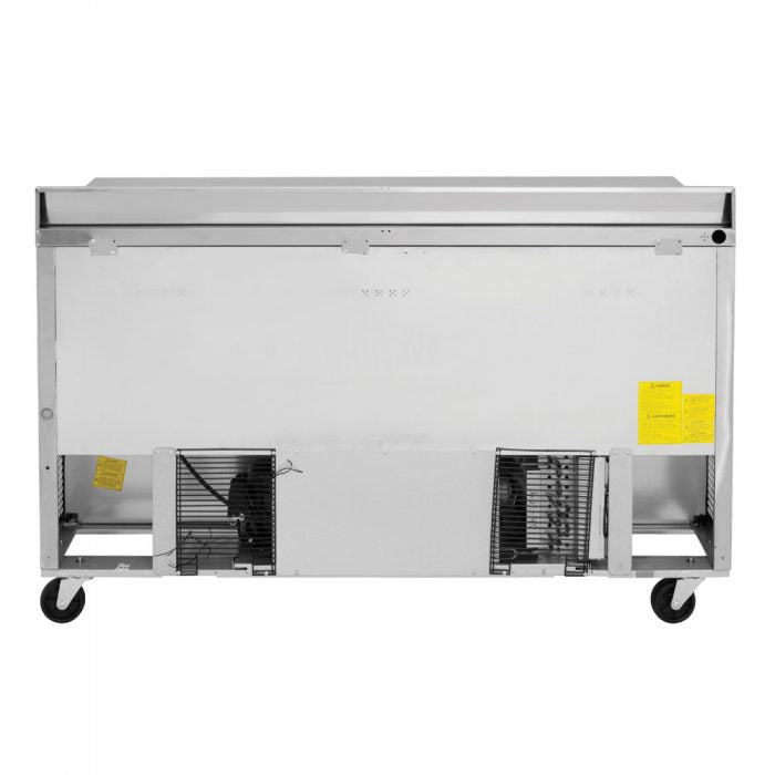Turbo Air TWR-60SD-D4-N 60 1/4" Super Deluxe Worktop Refrigerator w/ (2) Sections, 4 Drawers - Donut-Supplies.Com