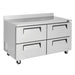 Turbo Air TWR-60SD-D4-N 60 1/4" Super Deluxe Worktop Refrigerator w/ (2) Sections, 4 Drawers - Donut-Supplies.Com