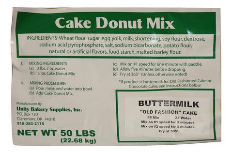 Bulk Buttermilk Cake Donut Mix 40 x 50#  bags (2,000 lbs) - Donut-Supplies.Com