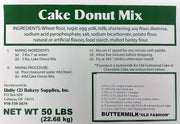 Buttermilk "Old Fashioned Style" Cake Donut Mix  50# - Donut-Supplies.Com