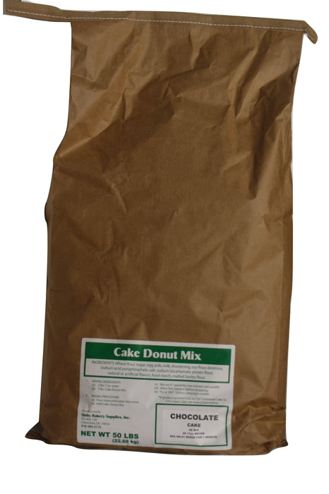 Chocolate Cake Donut Mix 50# - Donut-Supplies.Com
