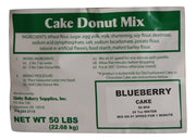 Bulk Blueberry Cake Donut Mix 40 x 50#  bags - Donut-Supplies.Com