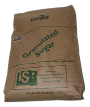 Granulated Pure Cane Sugar (Bulk 50 to a pallet of 50 Pound bags (brand could vary) - Donut-Supplies.Com