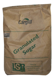 Granulated Pure Cane Sugar (Bulk 50 to a pallet of 50 Pound bags (brand could vary) - Donut-Supplies.Com