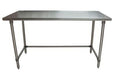 BK Resources 60" x 24" 18 Gauge Stainless Steel Work Table with Open Base – Prep Table - Donut-Equipment.com