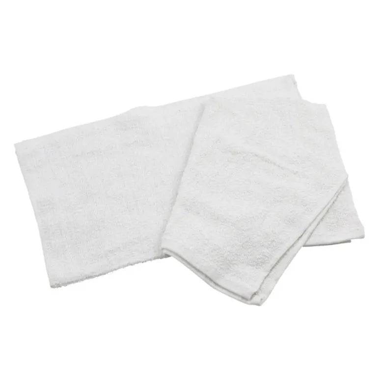 Winco BTW-30 White 16" x 19" Cotton Bar Towel (12pack) - Donut-Supplies.Com