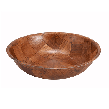 Winco Woven Wood Dough Bowl 20" - Donut-Supplies.Com