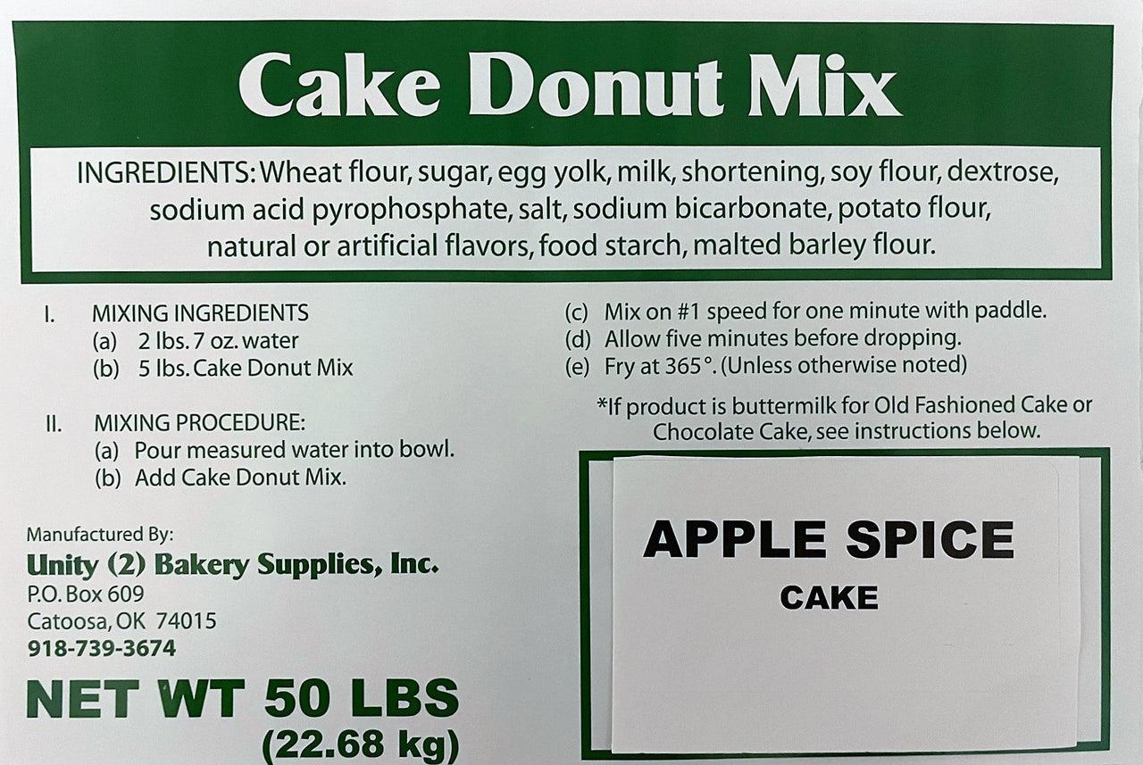 Sweet Apple Cider Donut Mix Free Sample- 5 pounds free you pay $19.35 shipping & handling