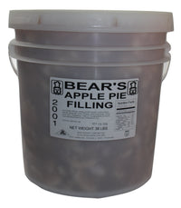 Thumbnail for Bear Stewart Sliced Apple Pie Filling- 38 pound pail