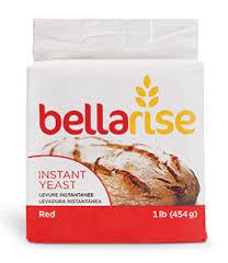 Instant Rise Dry Yeast- Bella Rise Yeast- Single 1 pound pack