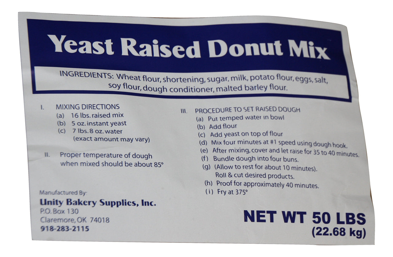 Bulk Priced Blue Label Raised Donut Mix- 40 bag pallet