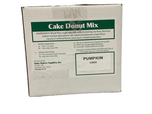 Pumpkin Spice Cake Donut Mix 35# box Seasonal)
