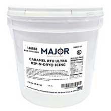 Major Caramel Dip & Dry Icing- 22 pound pail
