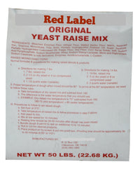 Thumbnail for 50# Red Label Yeast Raised Donut Mix