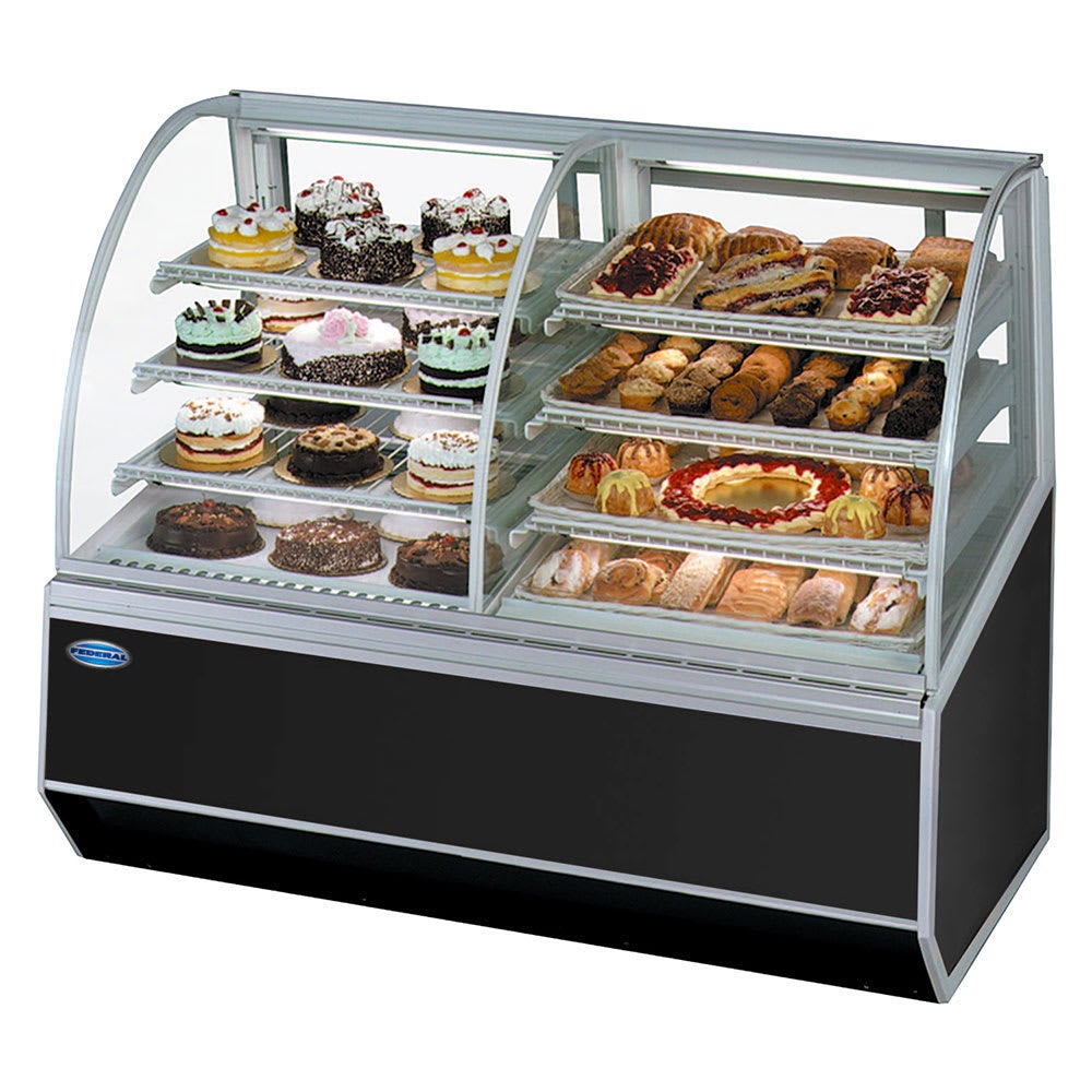 Federal SN77-3SC 77" Series '90 Dual Zone Refrigerated Bakery Case Federal Industries