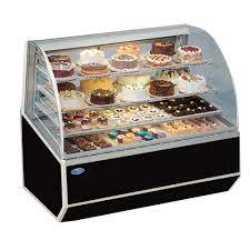 Black federal-series-90-refrigerated-bakery-case-48-x-37-75-x-48