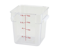 Thumbnail for Clear Ingredient Storage Container, 8 quart, square
