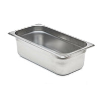 Thumbnail for WINCO One Third Size Steam Pan & Slotted Lid, Stainless
