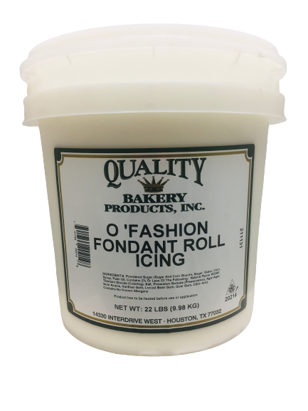 O'Fashion Fondant White Roll and Pastry Icing 22 Pounds Ready To Use