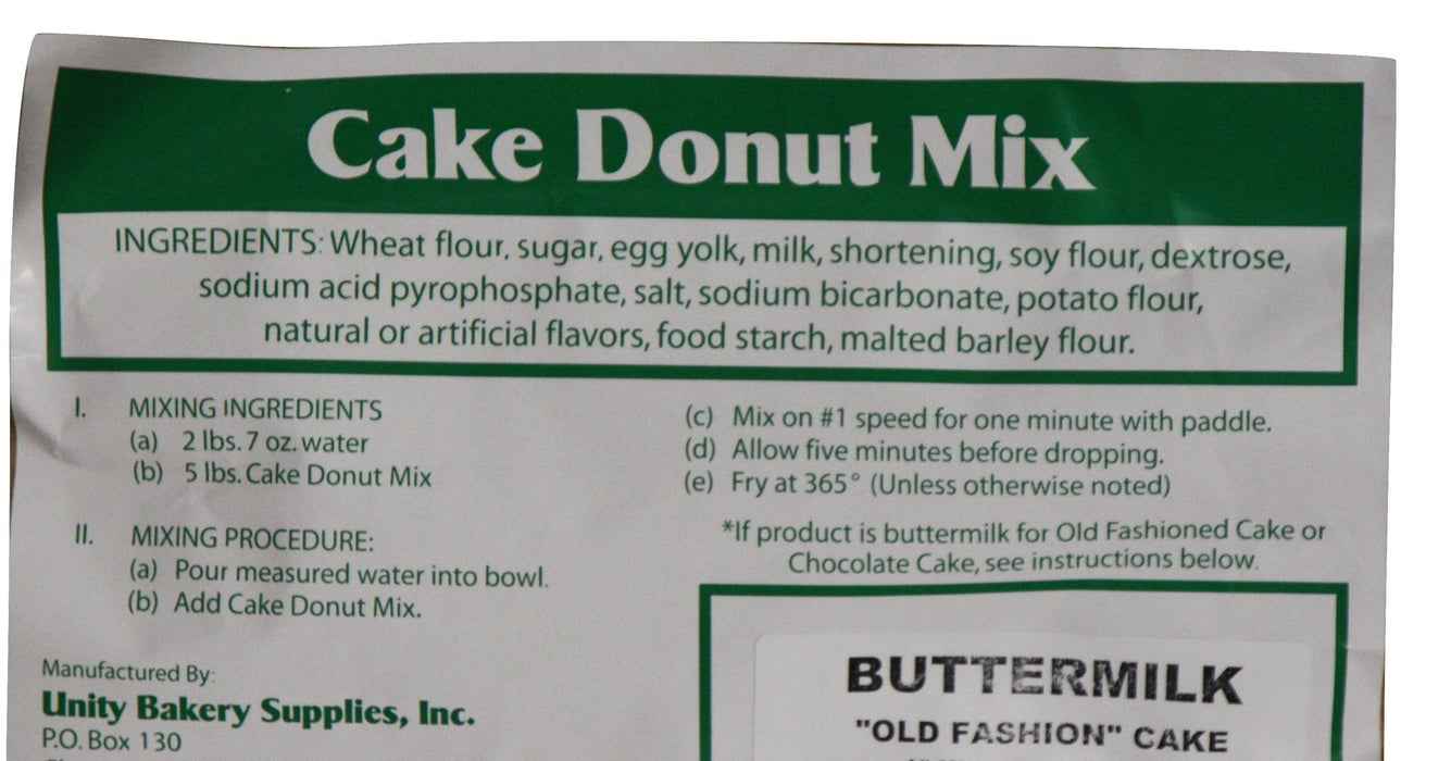 Buttermilk Cake Mix  50# - Donut-Supplies.Com